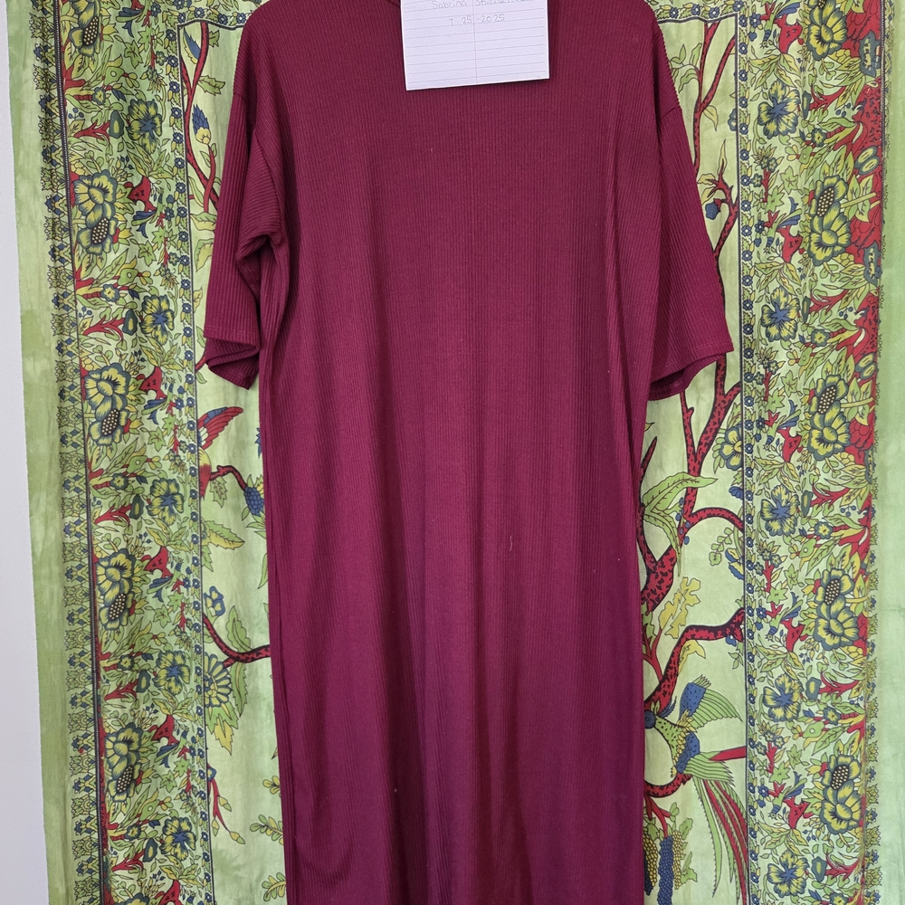 Dressed in LALA Burgundy Dress